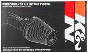 Chevrolet Cobalt SS Performance Air Intake - K&N Engineering - Typhoon Short Ram - Silver - `05-`06
